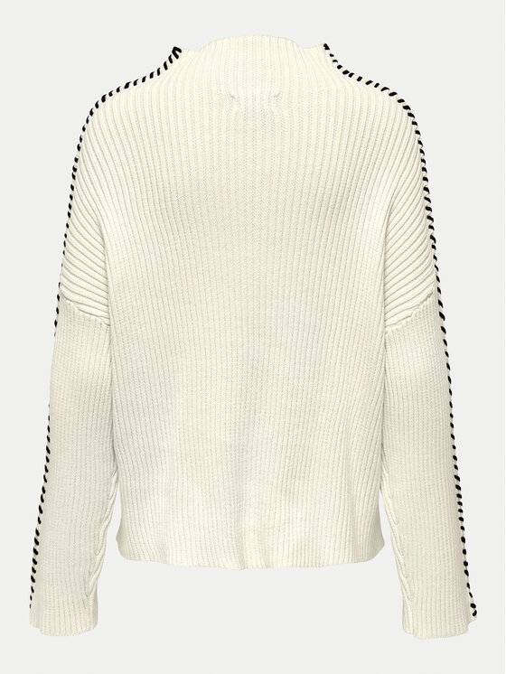 ONLY ONLY Rollkragenpullover Queenie 15330680 Beige Loose Fit