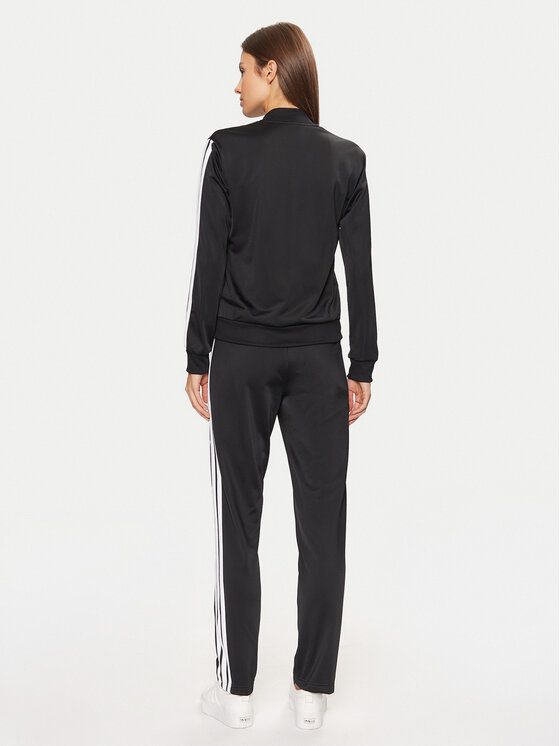 adidas adidas Спортивний костюм Essentials 3-Stripes JD5434 Чорний Regular Fit