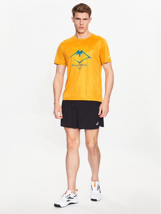 Asics t shirt homme jaune shop