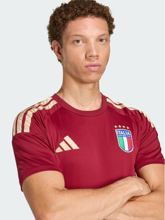 adidas adidas Koszulka techniczna 161970 Czerwony Slim Fit