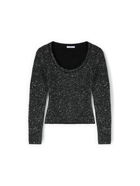 Motivi Motivi Cardigan M067W003748N033 Nero Slim Fit