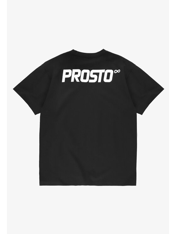 PROSTO. PROSTO. T-Shirt Big Log Infinity KL261MOUT1022 Czarny Relaxed Fit