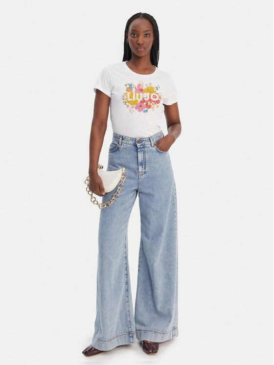 Liu Jo Liu Jo Тишърт WA6493 JS923 Бял Regular Fit