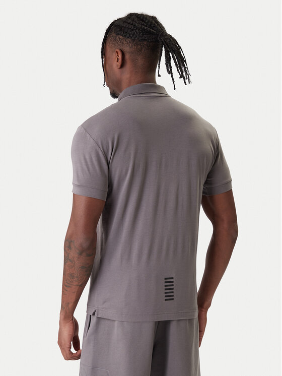 EA7 Emporio Armani EA7 Emporio Armani Polo 8NPF14 PJVQZ U8086 Szary Regular Fit