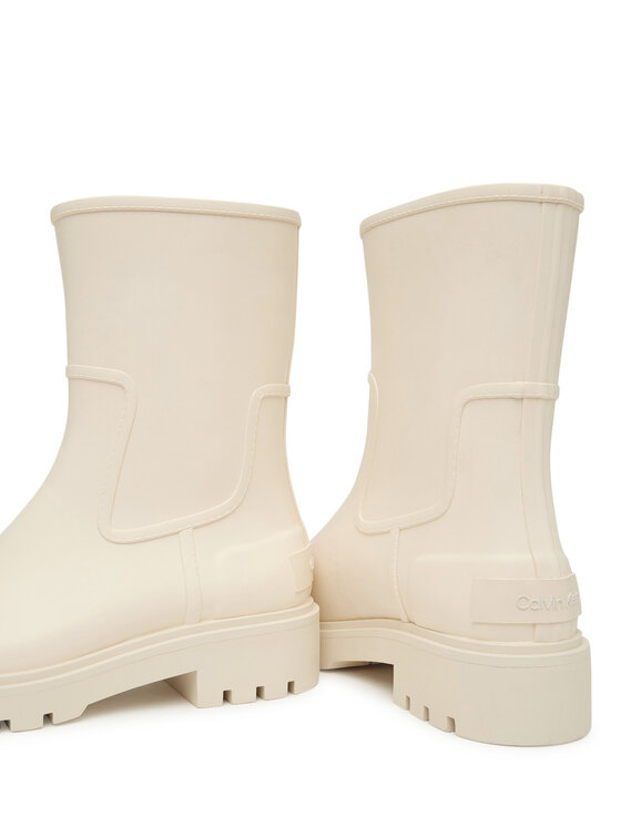 Calvin Klein Jeans Calvin Klein Jeans Гумени ботуши Mid Rainboot Rubber YW0YW02004 Екрю