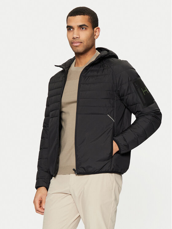 BOSS BOSS Преходно яке J_Thor 2 50514761 Черен Regular Fit