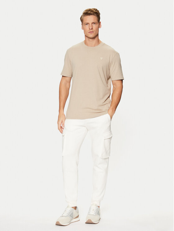 Guess Guess Tričko Z2YI12 JR06K Béžová Regular Fit
