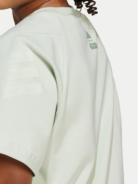 adidas adidas Komplet t-shirt i spodenki Star Wars The Mandalorian™ JF3648 Zielony Regular Fit