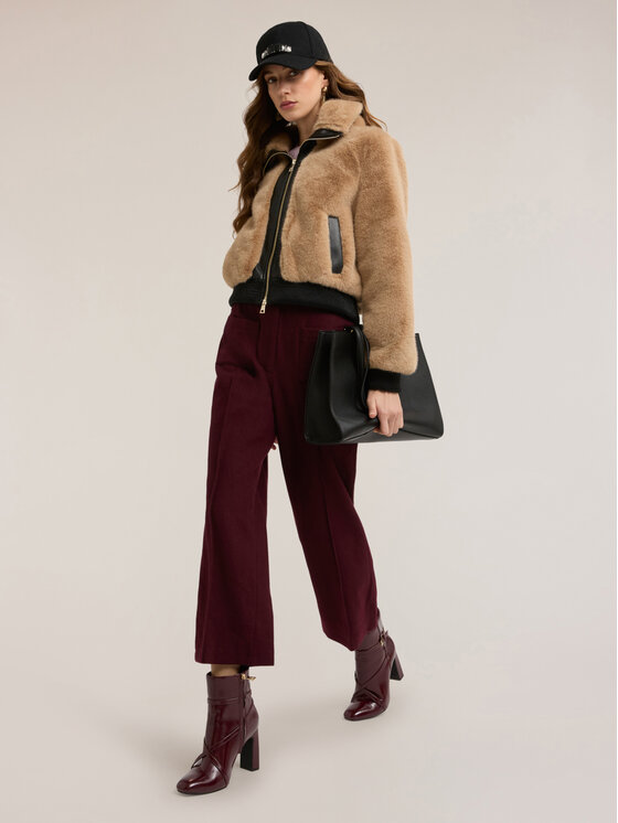 Motivi Motivi Pelliccia 8052W000063N018 Écru Regular Fit