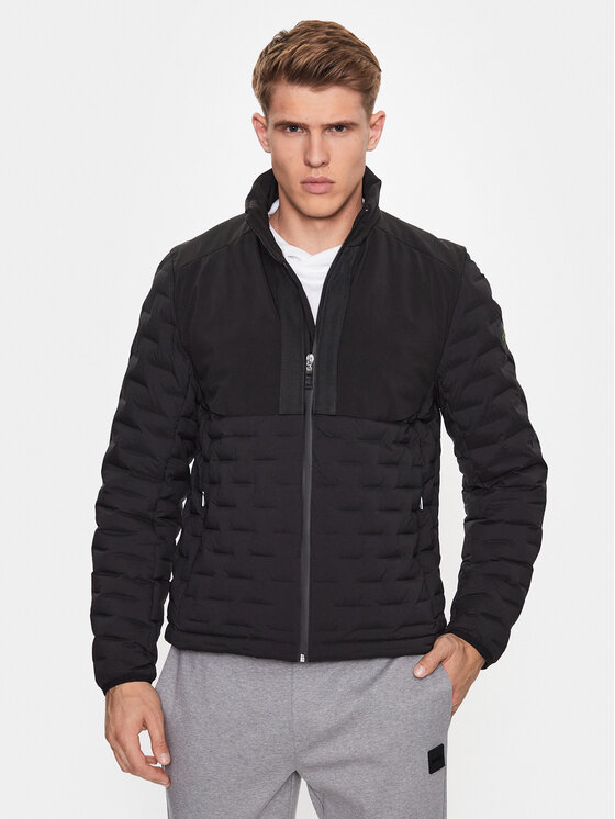 Boss Vatovaná bunda 50491911 Čierna Regular Fit