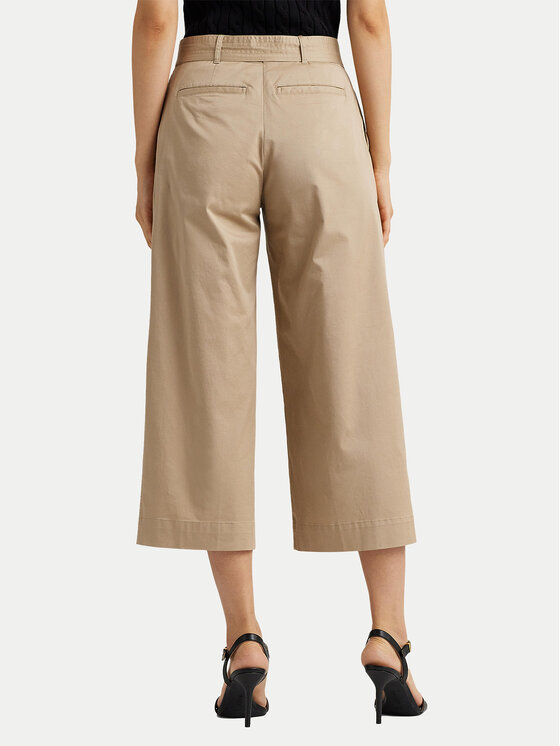 LAUREN RALPH LAUREN LAUREN RALPH LAUREN Culotte nadrág 200876606004 Bézs Wide Leg