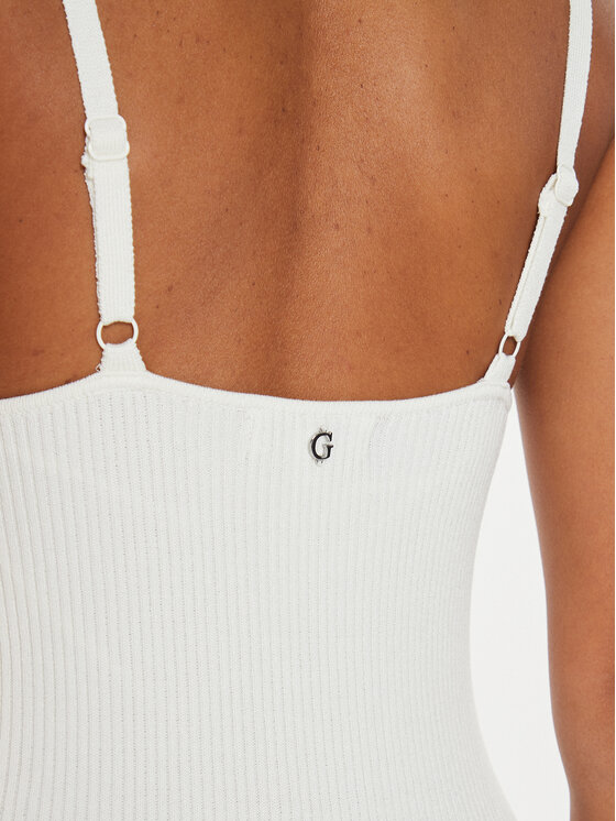 Guess Guess Ljetna haljina W4YK52 Z30Y2 Bež Bodycon Fit