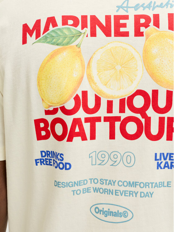 Jack & Jones Jack & Jones T-Shirt Riviera 12295202 Žlutá Regular Fit