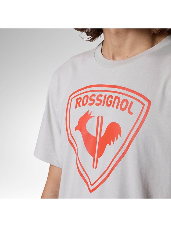 Rossignol Rossignol T-Shirt Cliffside Tee Szary jasny Regular Fit
