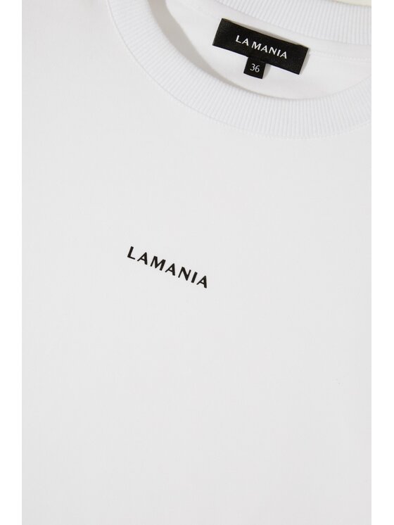 La Mania La Mania T-shirt PAT 2 Bianco Classic Fit