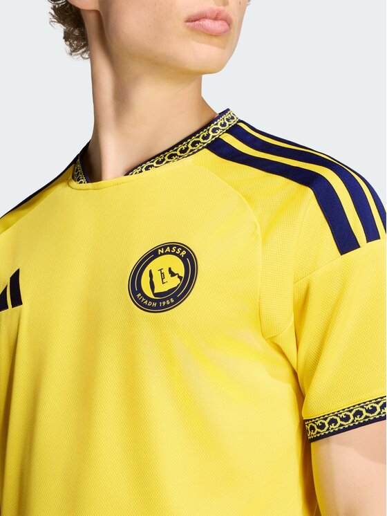 adidas adidas Koszulka techniczna 171969 Żółty Slim Fit