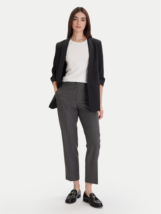 ONLY ONLY Marynarka Elly 15197451 Szary Regular Fit