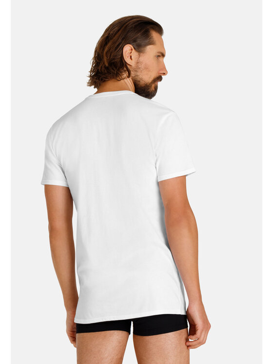 Camano Camano T-Shirt 25052 Biały Slim Fit