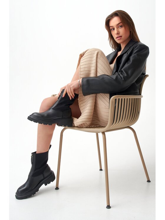 Estro Estro Μποτάκια ER00112121 Μαύρο