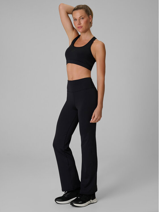 4F 4F Legginsy BASIC+ Czarny Slim Fit