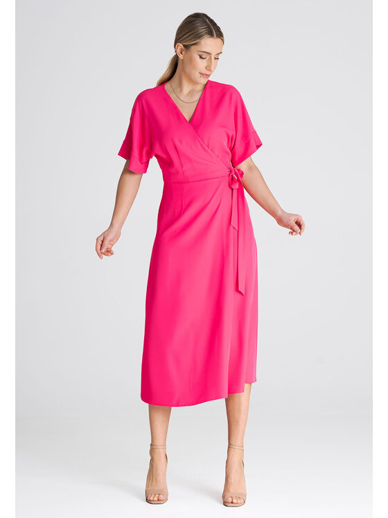 FIGL FIGLFIGL Vestito M959 Rosa Regular Fit