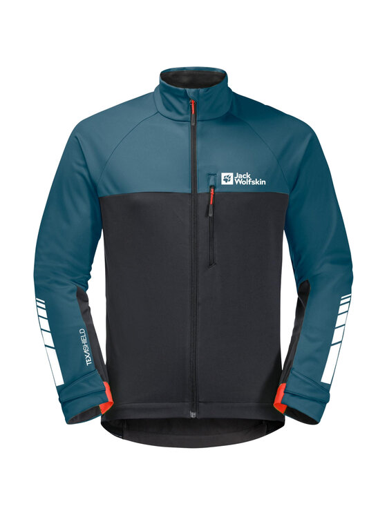 Jack Wolfskin Jack Wolfskin Kurtka przejściowa Jack Wolfskin Morobbia Jkt M Niebieski Regular Fit