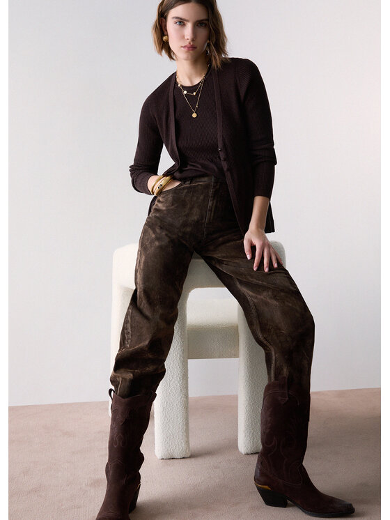 Liu Jo Liu Jo Cardigan WF6181MS46JL9520 Marrone Regular Fit