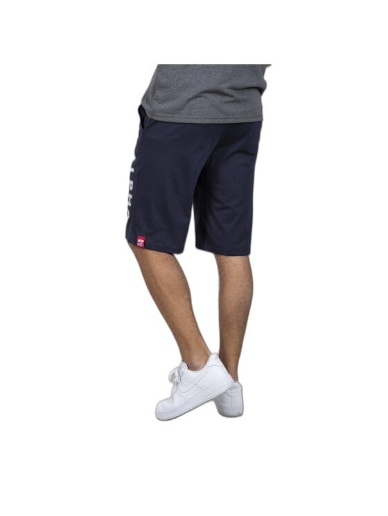 Alpha Industries Alpha Industries Szorty materiałowe AI.116366-07-XL Granatowy Regular Fit