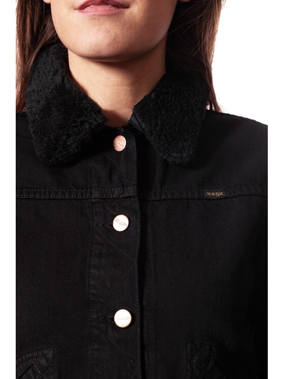 Wrangler Wrangler Giacca da donna STAR JACKET Nero Regular Fit