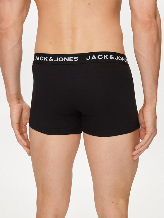 Jack&Jones Jack&Jones Set od 10 pari bokserica Solid 12189937 Crna