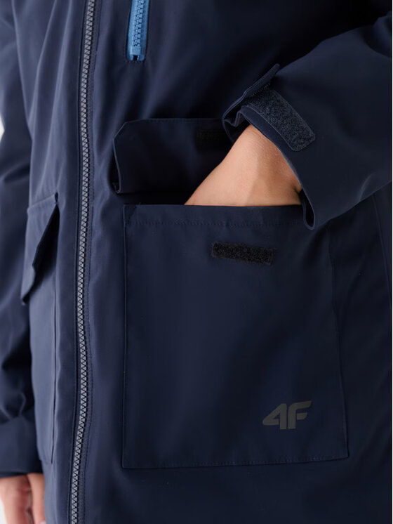 4F 4F Kurtka outdoor 4FJWAW24TJACM157 Granatowy Regular Fit