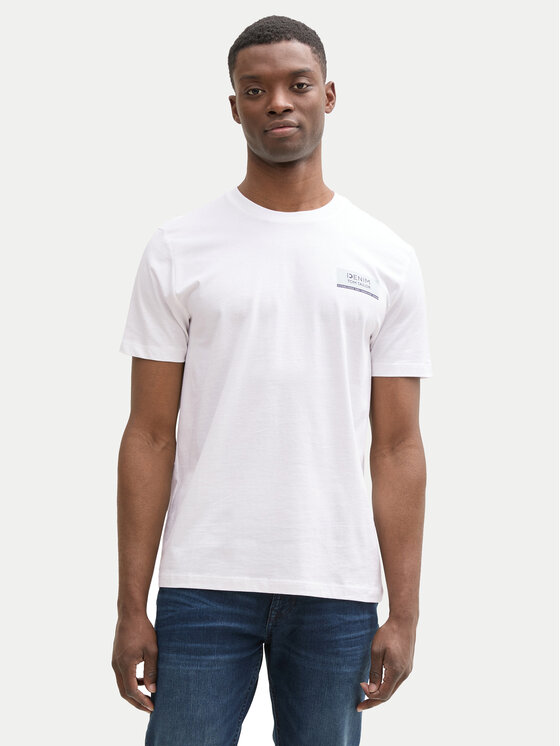 Tom Tailor Denim Tom Tailor Denim T-shirt 1043491 Bijela Regular Fit