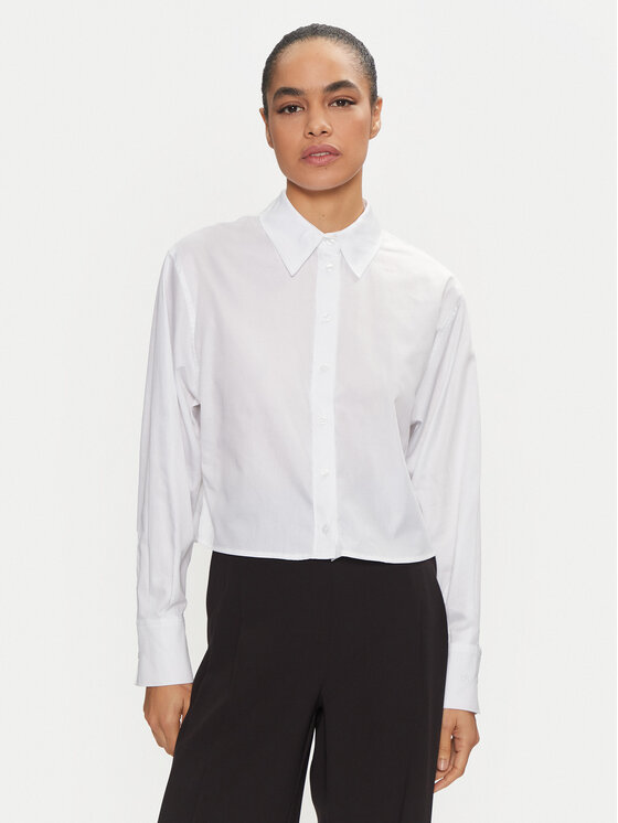 Damska Koszula Calvin Klein, Rozmiar 42, Biała, K20K208068