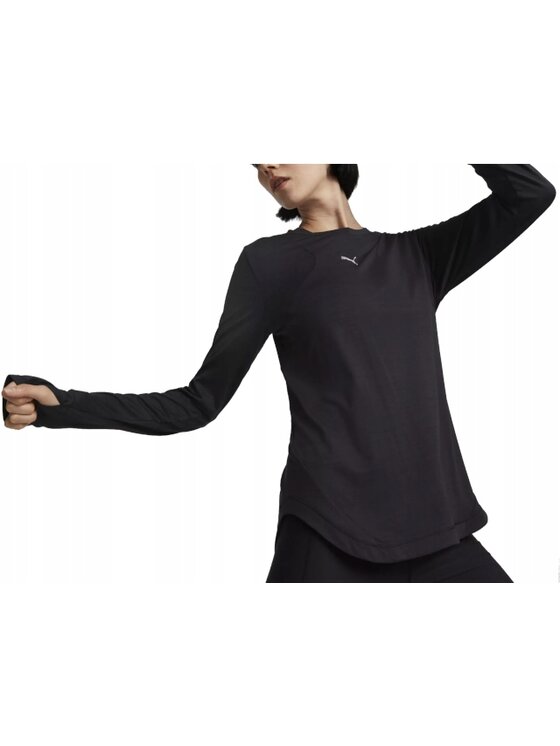 Puma Puma Bluzka 522267-01 Czarny Standard Fit