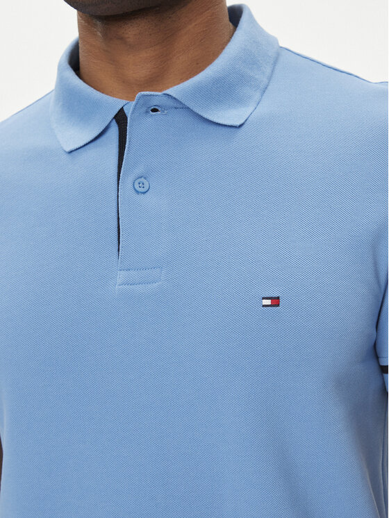 Tommy Hilfiger Tommy Hilfiger Polo särk Monotype MW0MW34737 Sinine Slim Fit
