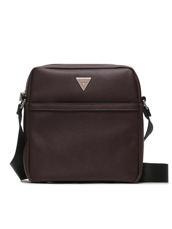 Guess Torbica Za Okrog Pasu Certosa Saffiano Smart Mini Bags HMECSA P3158 Bordo Rdeča