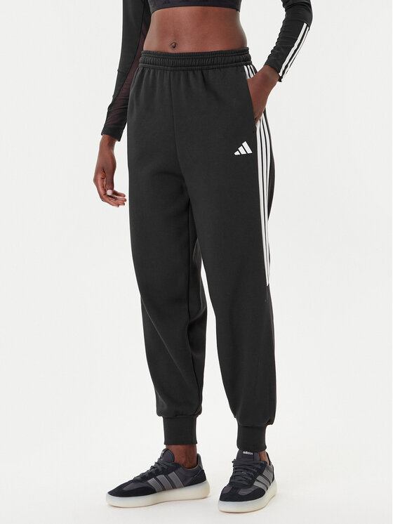 adidas adidas Donji dio trenerke Tiro 3-Stripes JL7488 Crna Loose Fit