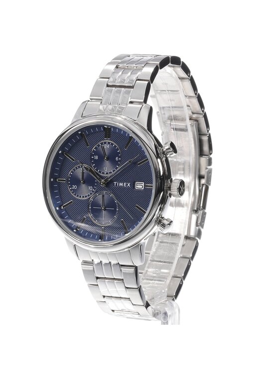 Timex Timex Zegarek TW2W67900 Srebrny