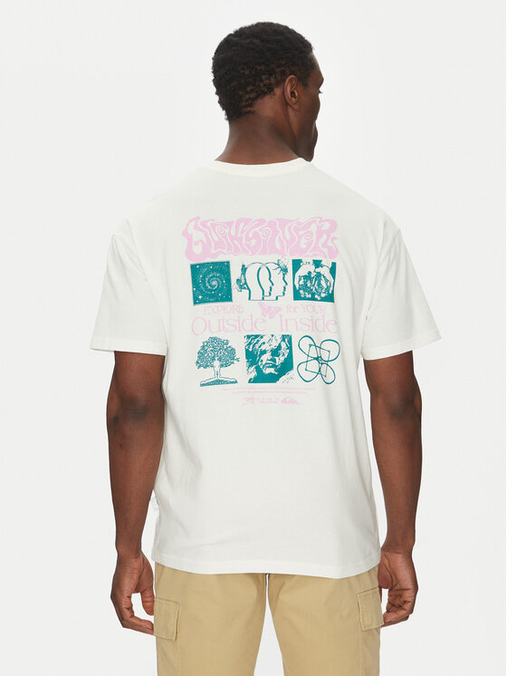 Quiksilver Quiksilver T-krekls EQYZT08032 Écru Oversize