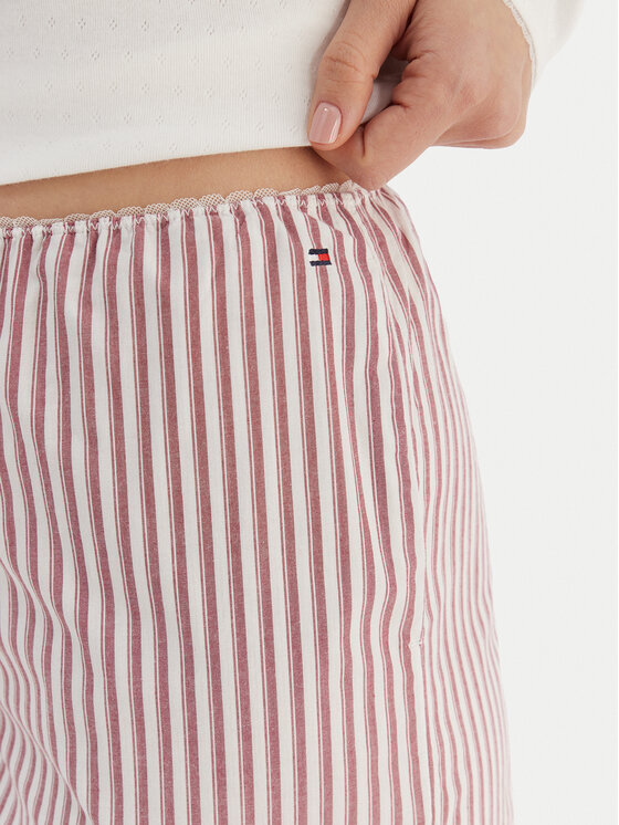 Tommy Hilfiger Tommy Hilfiger Pigiama UW0UW06143 Écru Regular Fit