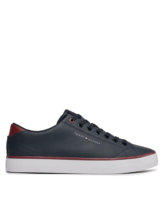 Férfi Sportcipők Tommy Hilfiger, Méret: 42, Sötétkék, Th Hi Vulc Core Low Leather FM0FM05041