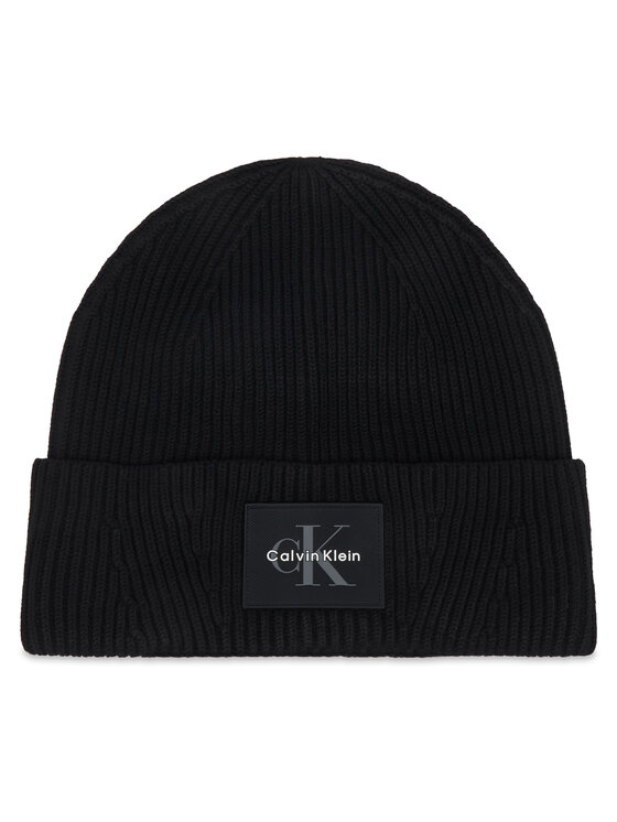 Calvin Klein Calvin Klein Σκούφος Monologo LV04D8096G Μαύρο