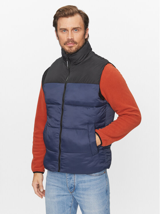 Jack & Jones Jack & Jones Жилетка за костюм 12235861 Тъмносин Regular Fit