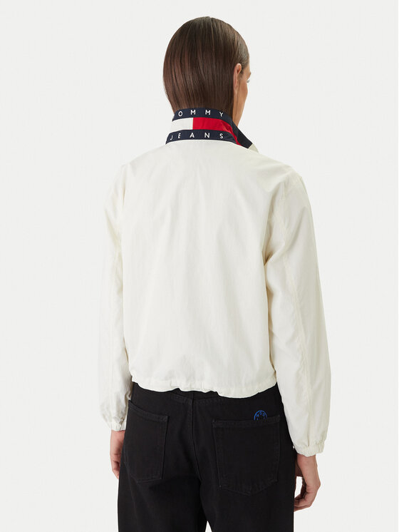 Tommy Jeans Tommy Jeans Pārejas jaka Essential DW0DW20439 Écru Regular Fit
