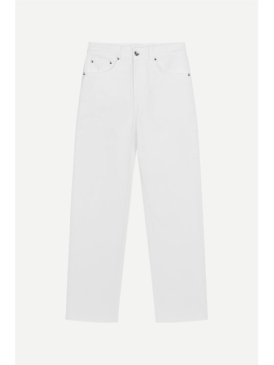 MARI PRETI MARI PRETI Jeansy Denim Dream II Bílá Long Fit