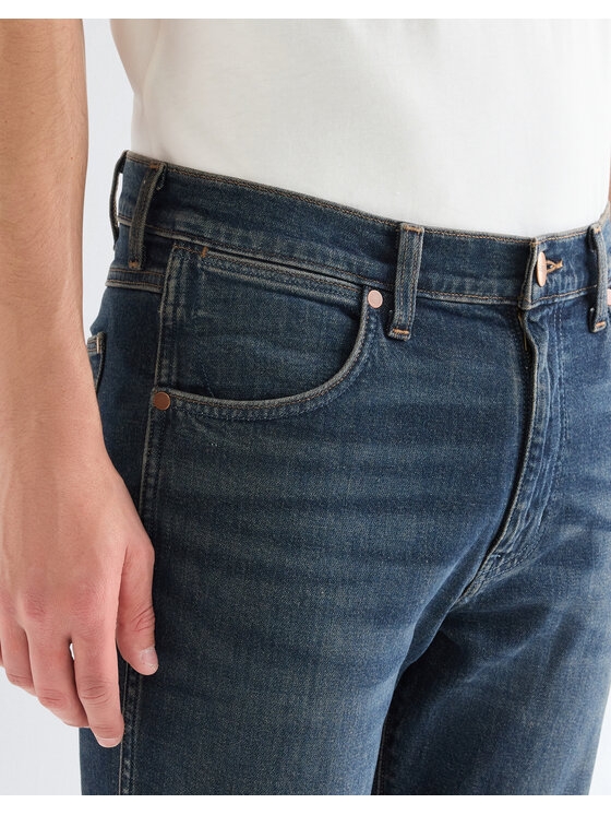 Wrangler Wrangler Jeansy LARSTON Niebieski Slim Fit