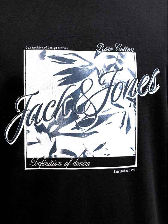 Jack & Jones Jack & Jones T-Shirt Honolulu 12288088 Czarny Regular Fit