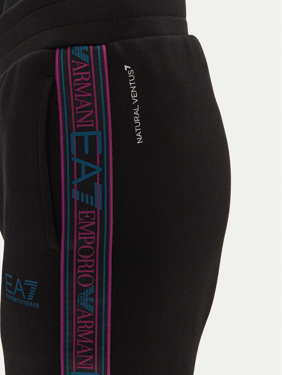 EA7 Emporio Armani EA7 Emporio Armani Spodnji del trenirke 6DTP81 TJUXZ 1200 Črna Regular Fit