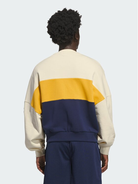 adidas adidas Bluza 164745 Biały Oversize
