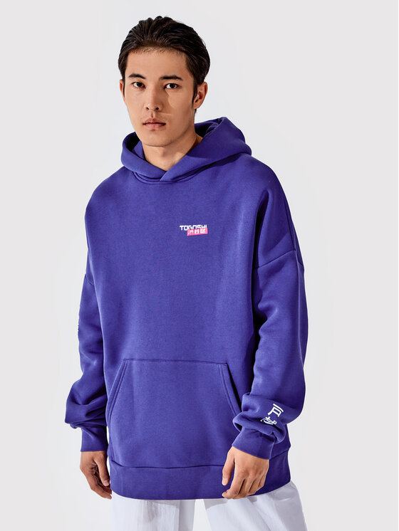 Togoshi Togoshi Felpa Unisex TG22-BLU004 Blu scuro Oversize
